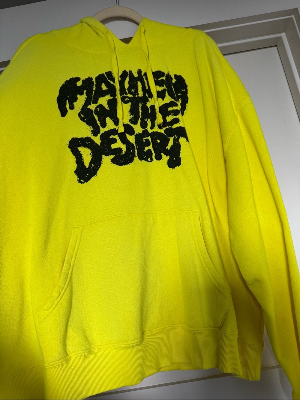 Made in the Desert Neon Yellow Graphic Hoodie